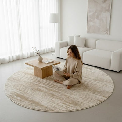 tapis rond salon | Maillard Wabi-sabi
