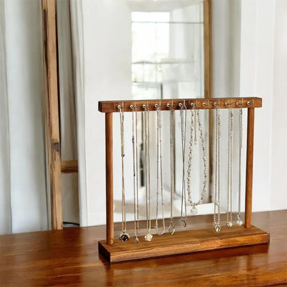 Porte Bijoux en Bois Massif | Élégance Naturelle