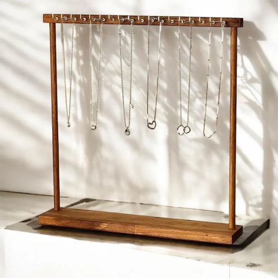 Porte Bijoux en Bois Massif | Élégance Naturelle