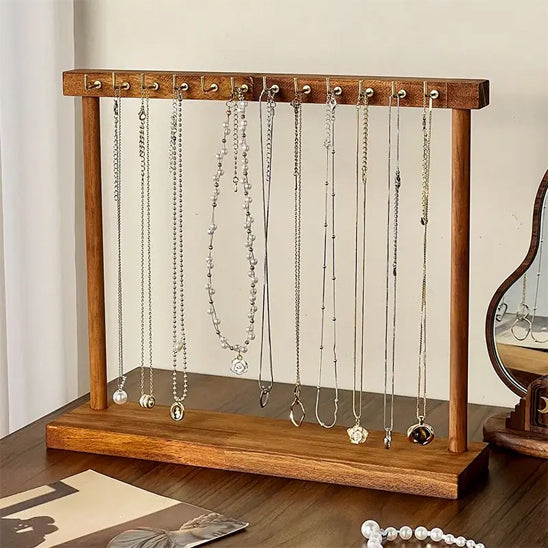 Porte Bijoux en Bois Massif | Élégance Naturelle