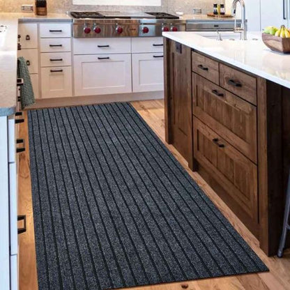 tapis de cuisine gris