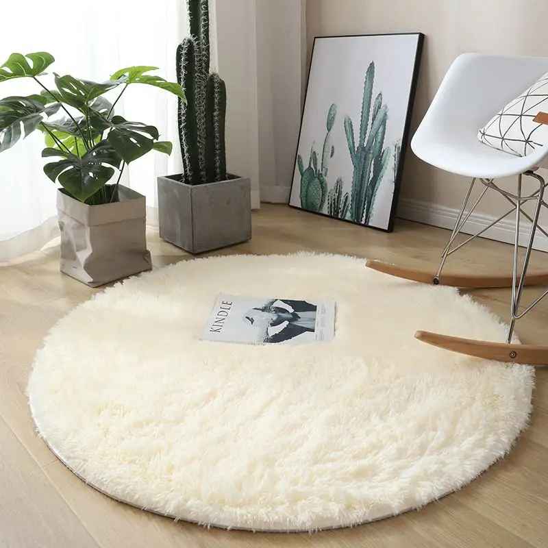 Tapis rond salon | Confort & Élégance