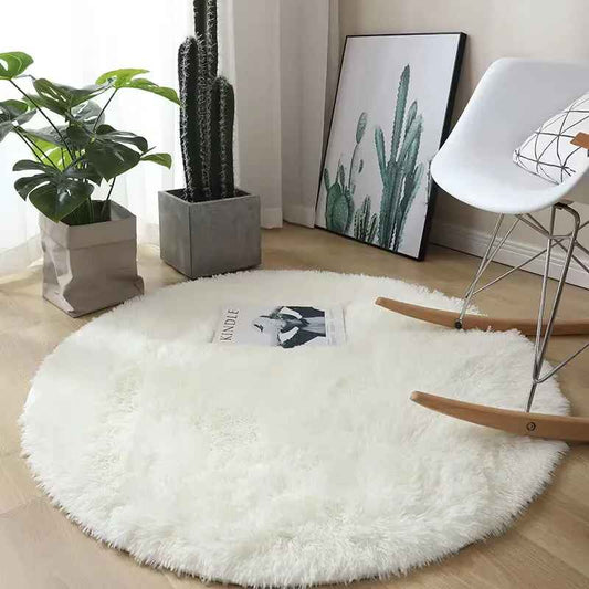 Tapis rond salon | Confort & Élégance