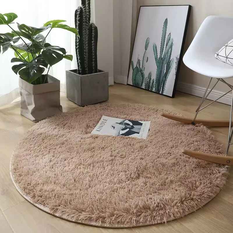 Tapis rond salon | Confort & Élégance