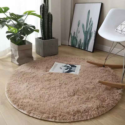 Tapis rond salon | Confort & Élégance